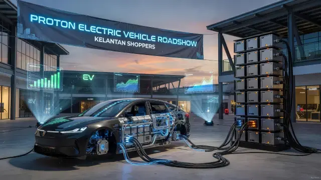 Proton Brings Electric Vehicle Roadshow to Kelantan Shoppers